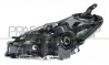Proiettore Destro Hir2 Elettrico Senza Motore-Con Lenticolare-Nero Toyota-Yaris-Mod. 07/14-12/16