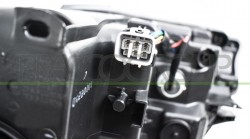 Proiettore Destro Hir2 Elettrico Senza Motore-Con Lenticolare-Nero Toyota-Yaris-Mod. 07/14-12/16