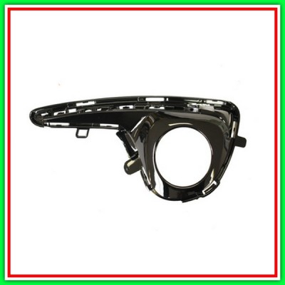 Griglia Sinistra Paraurti Nera Lucida-Con Sede Fendi Toyota Yaris-(Anno 2017-2020)