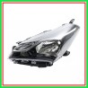 Proiettore Sinistro H4 Elettrico Con Motore-Con Luce Diurna W21/5W Toyota-Yaris-Mod. 01/17-05/20