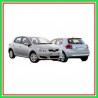 Maniglia Interna Anteriore-Posteriore Destra-Marrone-Pulsante Chiusura Nero Toyota Auris-(Anno 2007-2010)