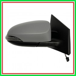 Retrovisore Destro Elettrico-Termico-Con Primer-Con Fanale-Convesso-Cromato Toyota Auris-(Anno 2013-2015)