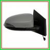 Retrovisore Destro Elettrico-Termico-Con Primer-Con Fanale-Convesso-Cromato Toyota Auris-(Anno 2013-2015)