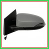 Retrovisore Sinistro Elettrico-Termico Con Primer-Con Fanale-Convesso-Cromato Toyota Auris-(Anno 2013-2015)
