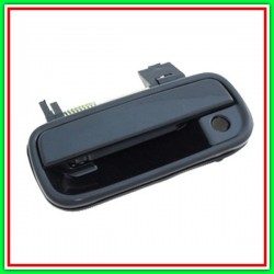 Maniglia Esterna Anteriore Sinistra Nero-Liscia-Con Foro Nottolino Toyota Hilux Pick Up-(Anno 2001-2005)