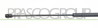 MOLLA A GAS DESTRA/SINISTRA COFANO - 250 N - L 600 mm - C 260 mm - ? 18 mm - ? 8 mm MOD. BERLINA/STATION WAGON
