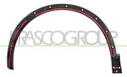 PARAFANGHINO ANTERIORE DESTRO-NERO GOFFRATO-CON CLIPS-CON BIADESIVO Q3 (8U) - Mod. 01/11 - 06/14