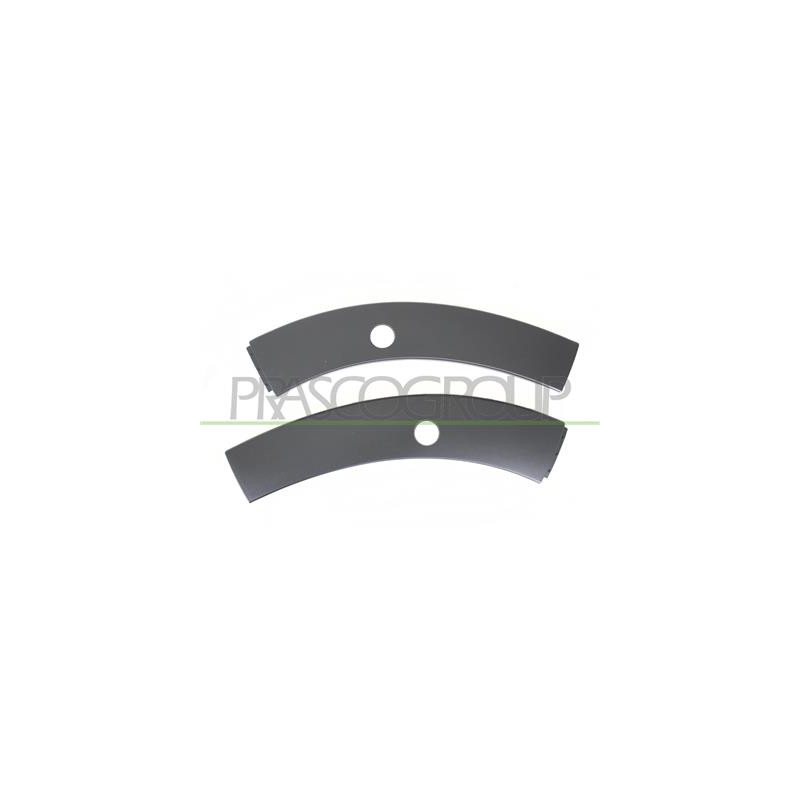 KIT PARTE ANTERIORE PARAFANGHINI ANTERIORI NERI-GOFFRATI-CON FORI+SUPPORTI PARK ASSIST-2 PZ. (DESTRO+SINISTRO) C3 - Mod. 09/16 -