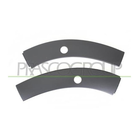 KIT PARTE ANTERIORE PARAFANGHINI ANTERIORI NERI-GOFFRATI-CON FORI+SUPPORTI PARK ASSIST-2 PZ. (DESTRO+SINISTRO) C3 - Mod. 09/16 -