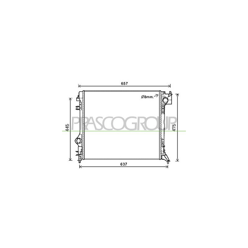 RADIATORE QASHQAI (J11) - Mod. 02/14 - 08/17