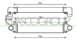 INTERCOOLER S-MAX - Mod. 05/06 - 03/10