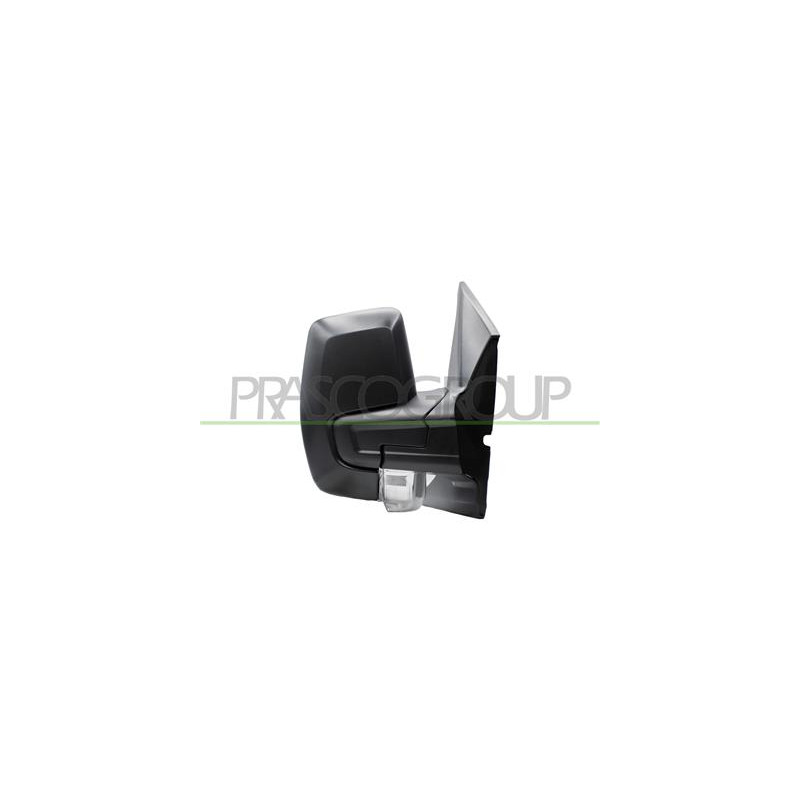 RETROVISORE DESTRO MANUALE NERO-CON FANALE-CONVESSO/CROMATO TRANSIT/TOURNEO - CUSTOM (TTF) - Mod. 05/13 - 04/18