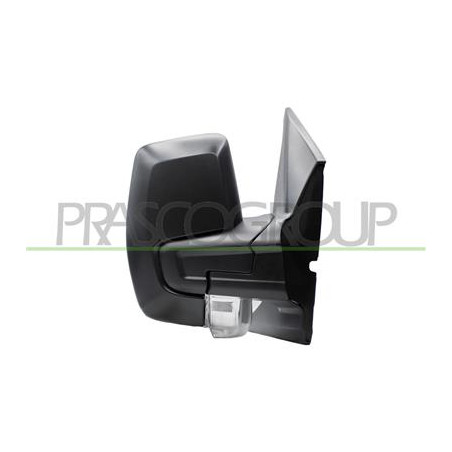RETROVISORE DESTRO MANUALE NERO-CON FANALE-CONVESSO/CROMATO TRANSIT/TOURNEO - CUSTOM (TTF) - Mod. 05/13 - 04/18