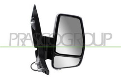 RETROVISORE DESTRO MANUALE NERO-CON FANALE-CONVESSO/CROMATO TRANSIT/TOURNEO - CUSTOM (TTF) - Mod. 05/13 - 04/18