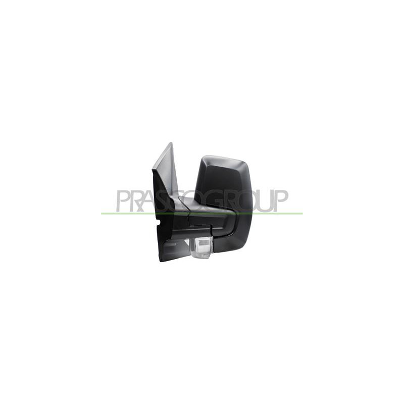 RETROVISORE SINISTRO MANUALE NERO CON FANALE-CONVESSO/CROMATO TRANSIT/TOURNEO - CUSTOM (TTF) - Mod. 05/13 - 04/18