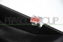 RETROVISORE SINISTRO MANUALE NERO CON FANALE-CONVESSO/CROMATO TRANSIT/TOURNEO - CUSTOM (TTF) - Mod. 05/13 - 04/18