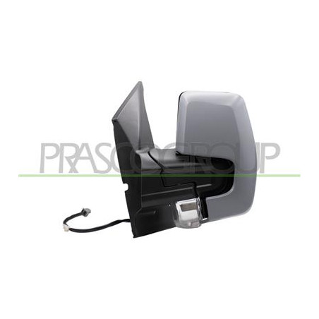 RETROVISORE SINISTRO ELETTRICO-TERMICO CON PRIMER-CON FANALE-CHIUDIBILE-CONVESSO/CROMATO TRANSIT/TOURNEO - CUSTOM (TTF) - Mod. 0