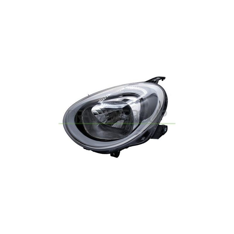 PROIETTORE SINISTRO H4 ELETTRICO SENZA MOTORE-NERO 500X - Mod. 01/15 - 10/18