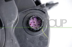 PROIETTORE SINISTRO H4 ELETTRICO SENZA MOTORE-NERO 500X - Mod. 01/15 - 10/18