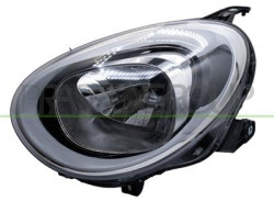 PROIETTORE SINISTRO H4 ELETTRICO SENZA MOTORE-NERO 500X - Mod. 11/18 - 02/23