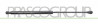 MOLLA A GAS DESTRA/SINISTRA PORTELLONE POSTERIORE - 350 N - L 436 mm - C 180 mm - ? 18 mm - ? 8 mm