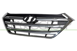 GRIGLIA RADIATORE NERA CON MODANATURA CROMATA TUCSON - Mod. 04/15 - 08/18