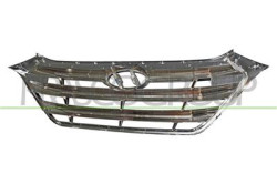 GRIGLIA RADIATORE NERA CON MODANATURA CROMATA TUCSON - Mod. 04/15 - 08/18