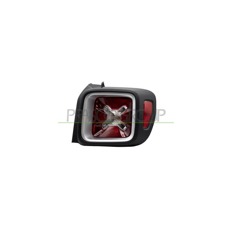 FANALE POSTERIORE DESTRO SENZA PORTA LAMPADA-CON CORNICE NERA/ARGENTO RENEGADE - Mod. 06/14 - 08/18