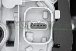 FANALE POSTERIORE DESTRO SENZA PORTA LAMPADA-CON CORNICE NERA/ARGENTO RENEGADE - Mod. 06/14 - 08/18