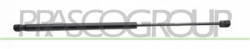 MOLLA A GAS DESTRA/SINISTRA PORTELLONE POSTERIORE - 280 N - L 562 mm - C 224 mm - ? 18 mm - ? 8 mm