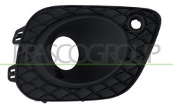 GRIGLIA DESTRA PARAURTI ANTERIORE NERA GOFFRATA CON SEDE FENDI-CON FORO PDC+SUPPORTO GLB CLASS (X247) - Mod. 12/19 -