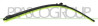 SPAZZOLA TERGICRISTALLO-FLAT BLADE 28"/700 mm-12 ADATTATORI 407 - Mod. 01/04 - 12/07