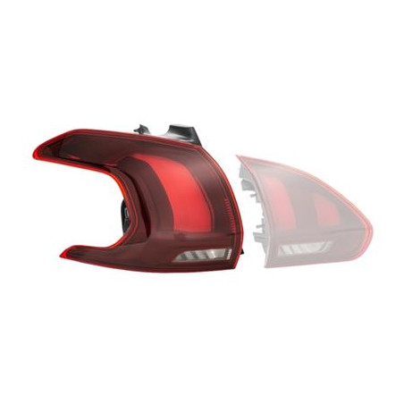 FANALE LED SX SEZ.EST PEUGEOT 2008 05/16- 2008 - Mod. 04/13 - 03/16