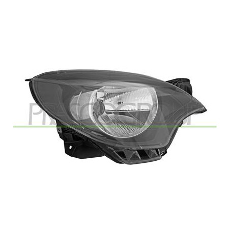 PROIETTORE DESTRO H4 ELETTRICO SENZA MOTORE-NERO
