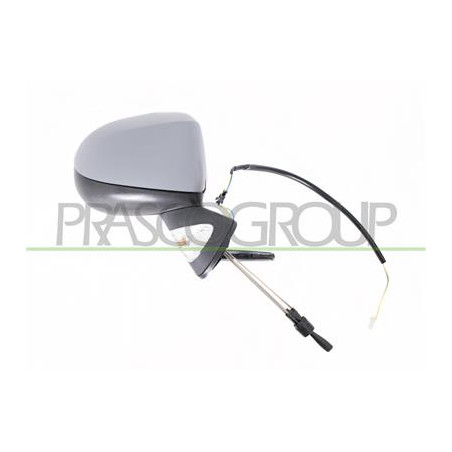 RETROVISORE DESTRO A CAVI CON PRIMER-CON SONDA-CON FANALE-CONVESSO/CROMATO