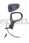 RETROVISORE DESTRO A CAVI CON PRIMER-CON SONDA-CON FANALE-CONVESSO/CROMATO
