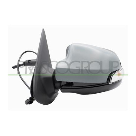 RETROVISORE SINISTRO A CAVI CON PRIMER-CON FANALE-CONVESSO/CROMATO SYMBOL III - Mod. 01/13 -