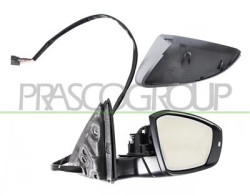 RETROVISORE DESTRO-ELETTRICO-CON PRIMER-TERMICO-CHIUDIBILE-CON FANALE-CON LUCE CORTESIA-CON OSCURAMENTO AUTOMATICO-CONVESSO-11 P