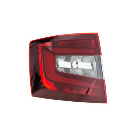 FANALE SX ROSSO SCURO SKODA OCTAVIA III 02/17- OCTAVIA - Mod. 01/17 - 02/20
