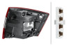 FANALE SX ROSSO SCURO SKODA OCTAVIA III 02/17- OCTAVIA - Mod. 01/17 - 02/20