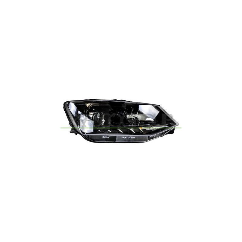 PROIETTORE DESTRO H7+H7 ELETTRICO CON MOTORE-CON LUCE DIURNA-NERO-LED FABIA (NJ) - Mod. 08/14 - 06/18