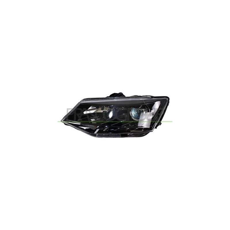 PROIETTORE SINISTRO H7+H7 ELETTRICO CON MOTORE-CON LUCE DIURNA-NERO-LED FABIA (NJ) - Mod. 08/14 - 06/18