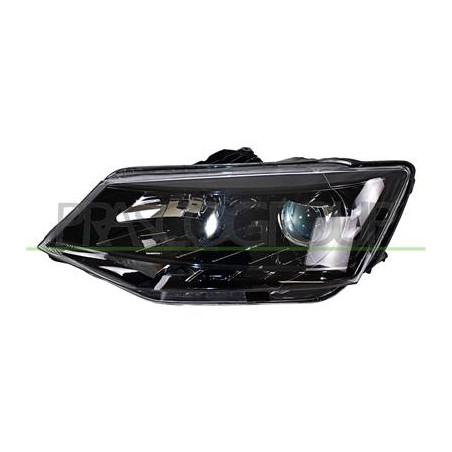 PROIETTORE SINISTRO H7+H7 ELETTRICO CON MOTORE-CON LUCE DIURNA-NERO-LED FABIA (NJ) - Mod. 08/14 - 06/18