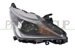 PROIETTORE DESTRO HIR2 ELETTRICO SENZA MOTORE-NERO-LED