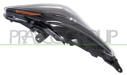 PROIETTORE DESTRO HIR2 ELETTRICO SENZA MOTORE-NERO-LED