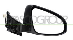 RETROVISORE DESTRO ELETTRICO-TERMICO-NERO-CON MODANATURA NERA GOFFRATA-CON FANALE-CONVESSO/CROMATO-7 PINS YARIS - Mod. 07/14 - 1
