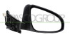 RETROVISORE DESTRO ELETTRICO-TERMICO-NERO-CON MODANATURA NERA GOFFRATA-CON FANALE-CONVESSO/CROMATO-7 PINS YARIS - Mod. 07/14 - 1