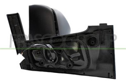 RETROVISORE SINISTRO ELETTRICO-TERMICO CON PRIMER-CON MODANATURA NERA LUCIDA-CON FANALE-CONVESSO/CROMATO-7 PINS YARIS - Mod. 07/