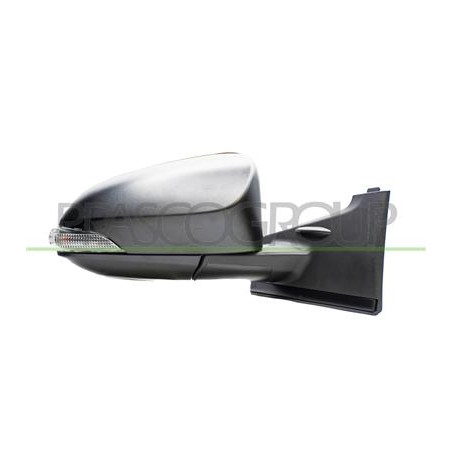 RETROVISORE DESTRO ELETTRICO-TERMICO-NERO-CON MODANATURA NERA GOFFRATA-CON FANALE-CONVESSO/CROMATO-7 PINS YARIS - Mod. 01/17 - 0