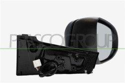 RETROVISORE DESTRO-ELETTRICO-CON PRIMER-TERMICO-CHIUDIBILE-CON FANALE-CON MODANATURA NERA-LUCIDA-CONVESSO-9 PINS YARIS - Mod. 01